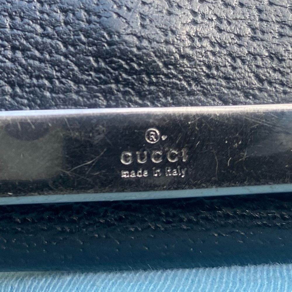 Authentic GUCCI 6 Key Ring Holder Case GG Canvas Leather Black Like New - Picture 3 of 15